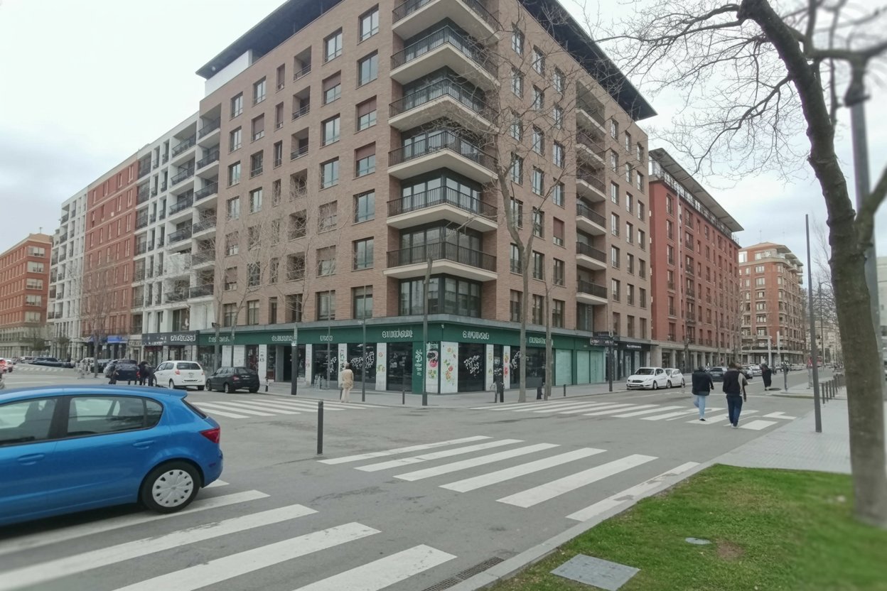 Vista urbana del Barrio El Cañaveral